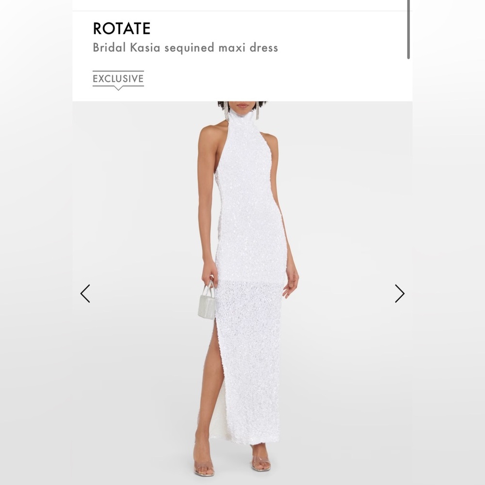 MyTheresa sequin bridal gown